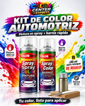 Espray de Pintura Automotriz por Codigo de color